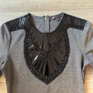 Armani exchange dress with beaded neck